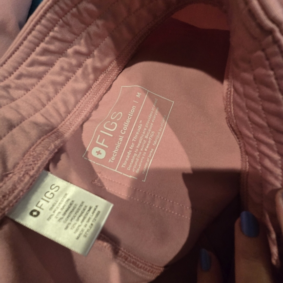 Figs Women's Pink Scrub Pants - Picture 4 of 4